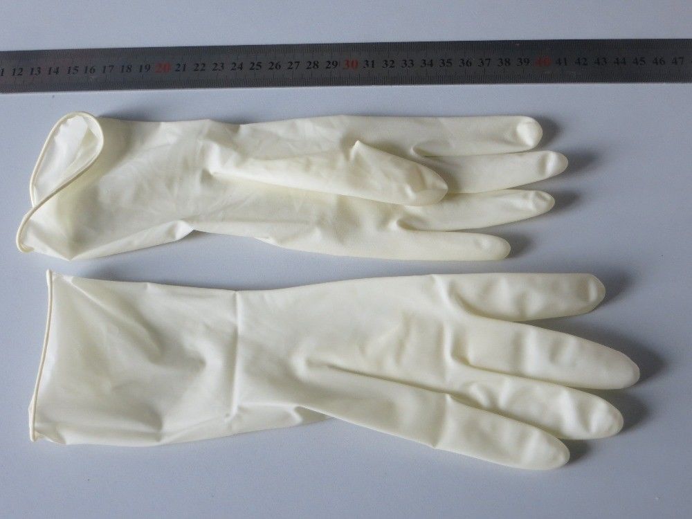 Cheap sterile surgical gloves blue medical examination gloves
