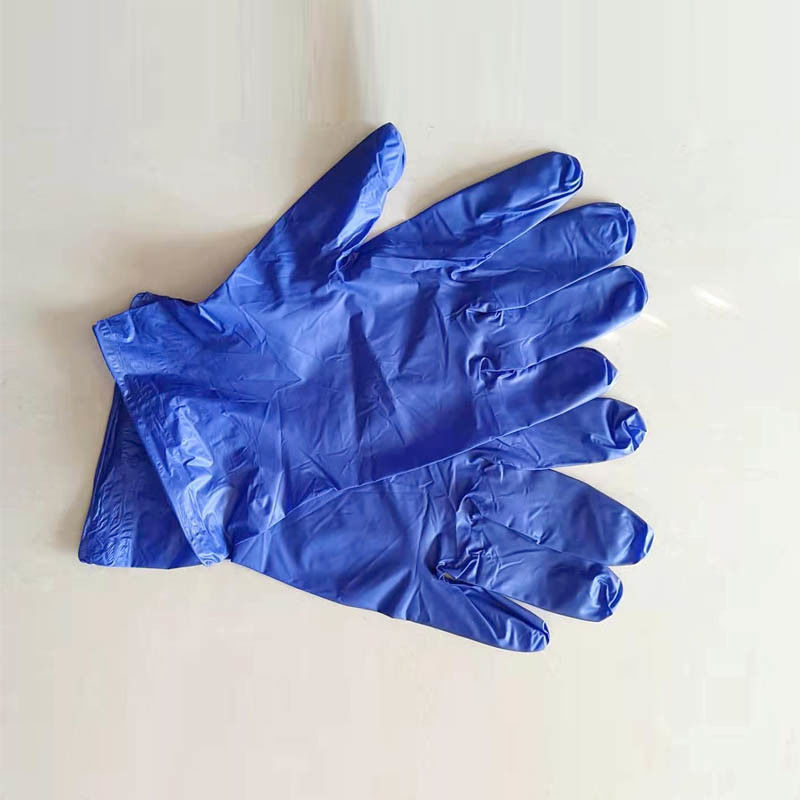 Harmless Multisize 	Powder Free Blue Nitrile Vinyl Blend Gloves