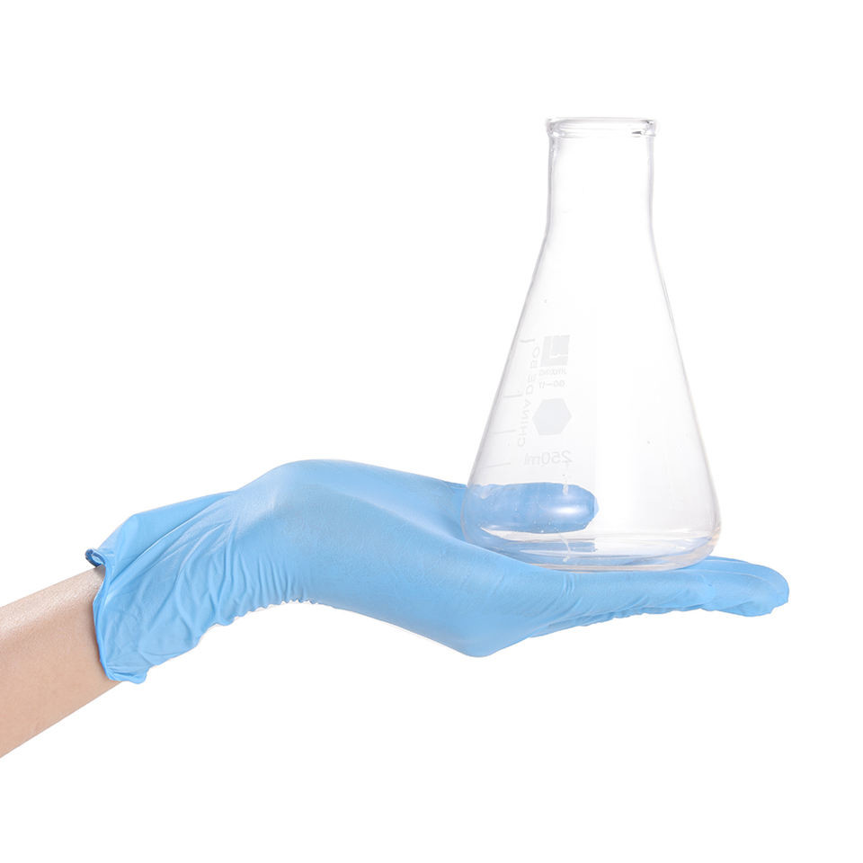 Nitrile gloves colored non powder free food service gloves examination custom nitrile gloves