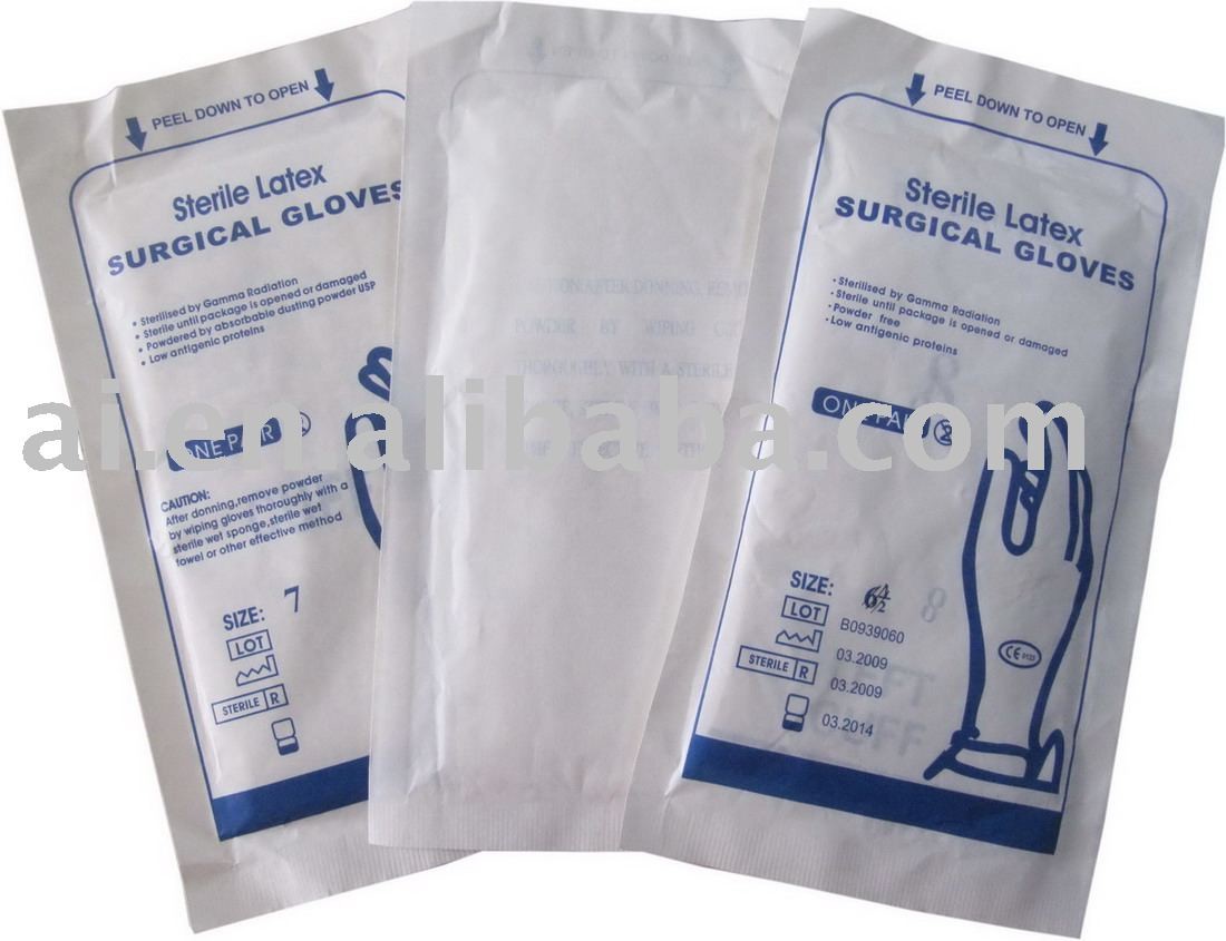 disposable master glove  latex sterile surgical gloves with FDA approved