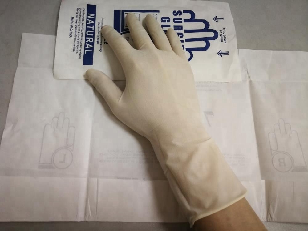 Sterile surgical Latex Gloves/gloves latex making machine