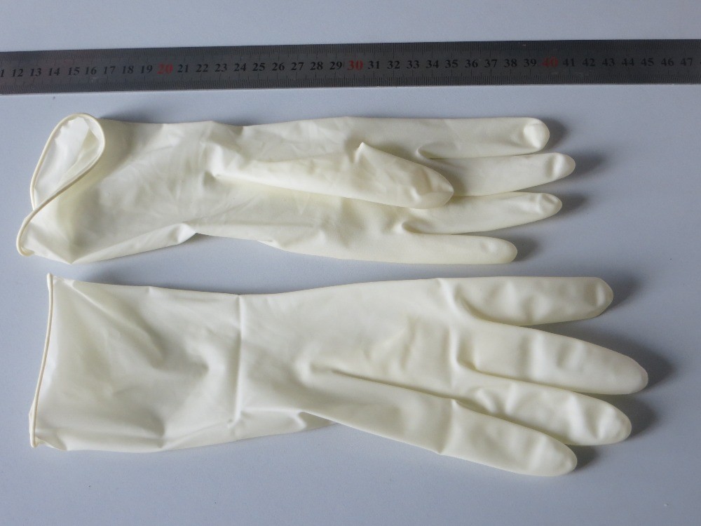 Cheap sterile surgical gloves blue medical examination gloves